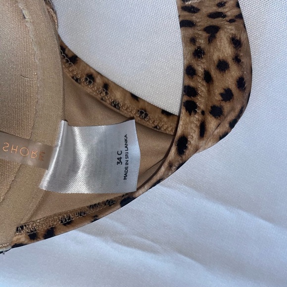 Shade & Shore Cheetah Bathing Suit Top, Bikini Top, Swimsuit, Tops - Picture 6 of 9
